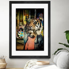 Tiger on the Prowl by GI ArtLab on GIANT ART - brown contemporary