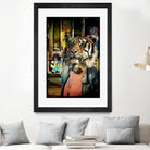 Tiger on the Prowl by GI ArtLab on GIANT ART - brown contemporary