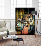 Tiger on the Prowl by GI ArtLab on GIANT ART - brown contemporary