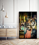 Tiger on the Prowl by GI ArtLab on GIANT ART - brown contemporary