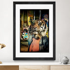 Tiger on the Prowl by GI ArtLab on GIANT ART - brown contemporary