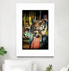 Tiger on the Prowl by GI ArtLab on GIANT ART - brown contemporary