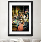 Tiger on the Prowl by GI ArtLab on GIANT ART - brown contemporary