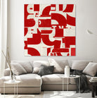 Methodical by JB Hall on GIANT ART - red abstract