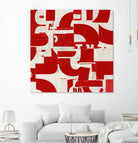 Methodical by JB Hall on GIANT ART - red abstract