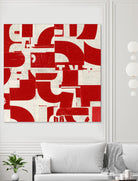 Methodical by JB Hall on GIANT ART - red abstract