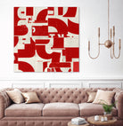 Methodical by JB Hall on GIANT ART - red abstract