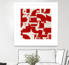 Methodical by JB Hall on GIANT ART - red abstract