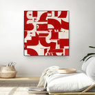 Methodical by JB Hall on GIANT ART - red abstract