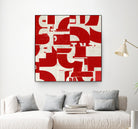 Methodical by JB Hall on GIANT ART - red abstract