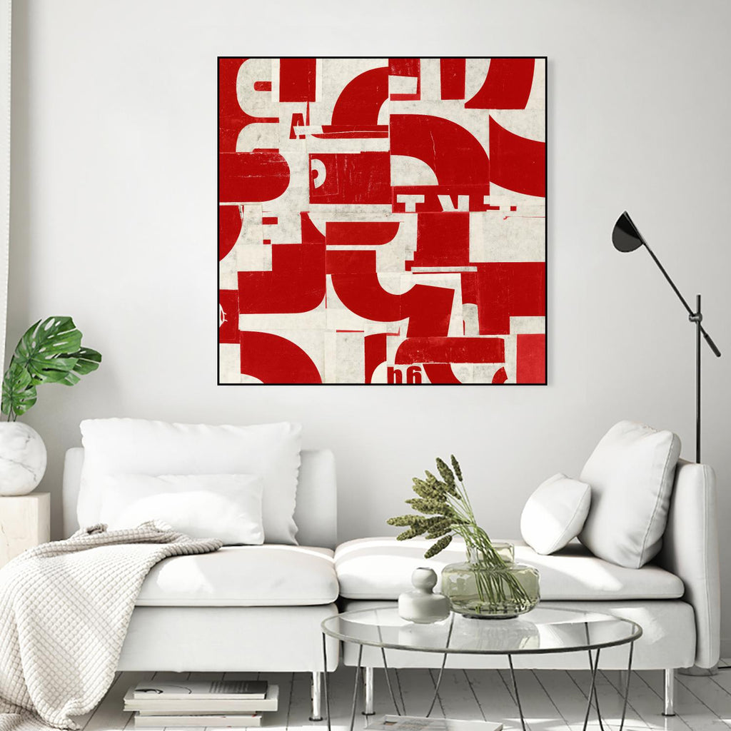 Methodical by JB Hall on GIANT ART - red abstract