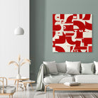 Methodical by JB Hall on GIANT ART - red abstract