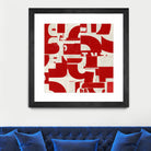 Methodical by JB Hall on GIANT ART - red abstract
