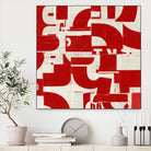 Methodical by JB Hall on GIANT ART - red abstract