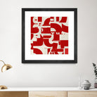 Methodical by JB Hall on GIANT ART - red abstract