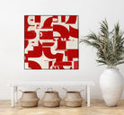 Methodical by JB Hall on GIANT ART - red abstract