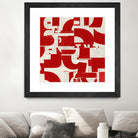 Methodical by JB Hall on GIANT ART - red abstract