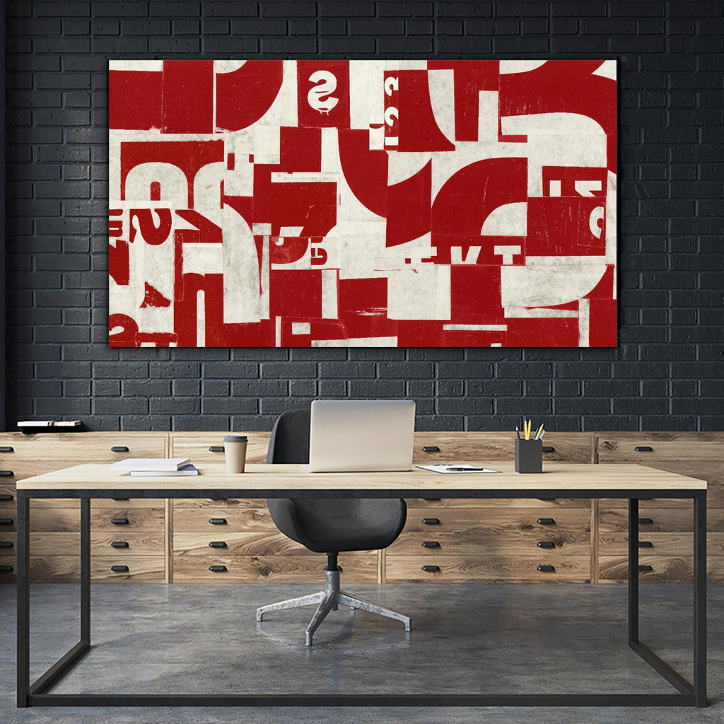 Allied by JB Hall on GIANT ART - red abstract