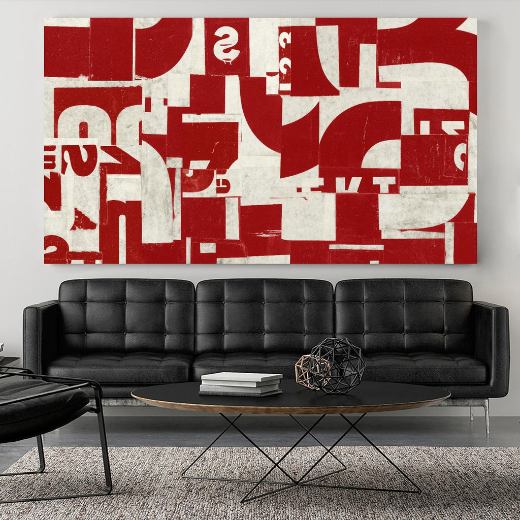 Allied by JB Hall on GIANT ART - red abstract