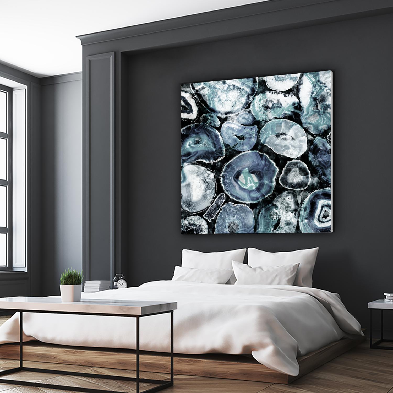 Obsidian B by GI ArtLab on GIANT ART - black abstract