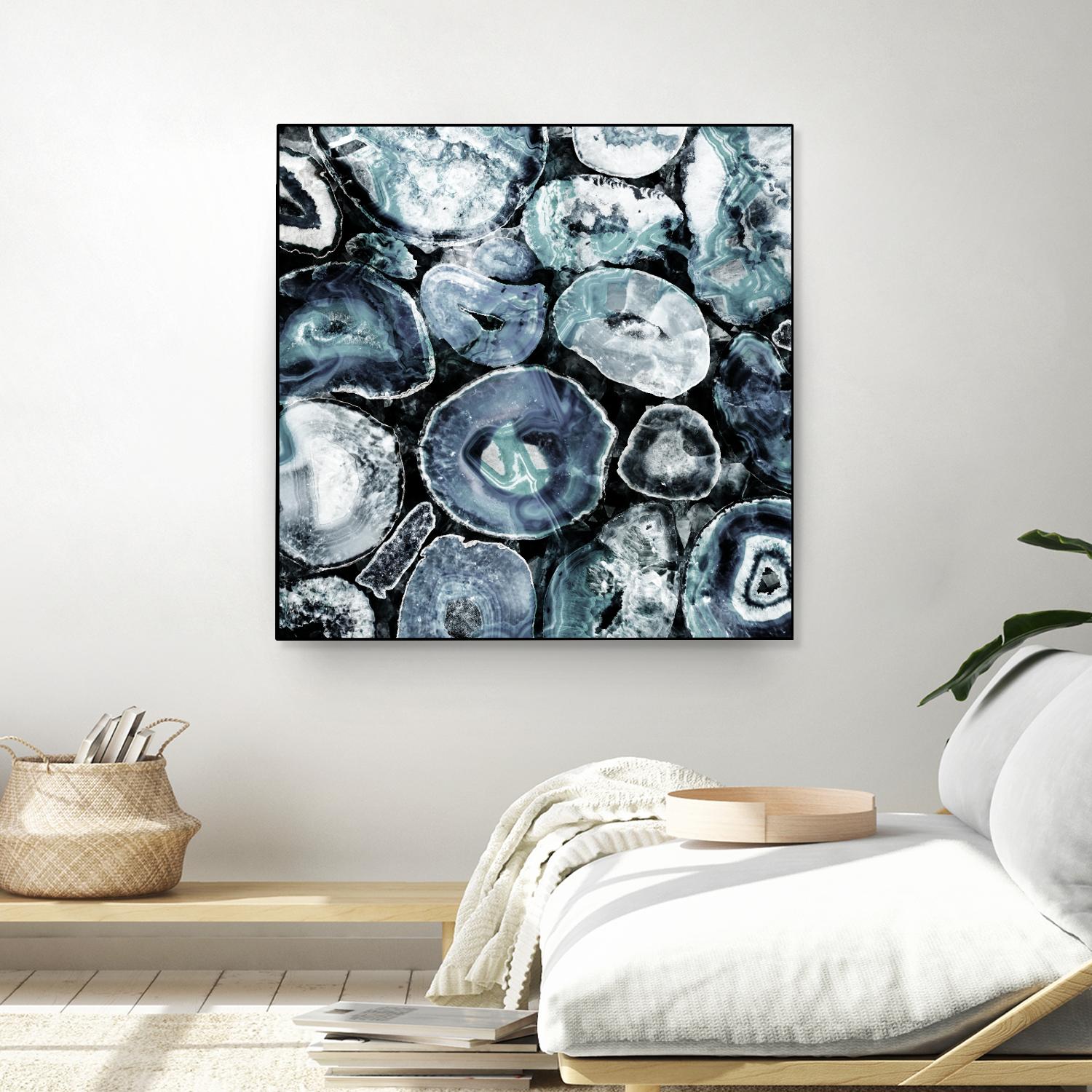Obsidian B by GI ArtLab on GIANT ART - black abstract
