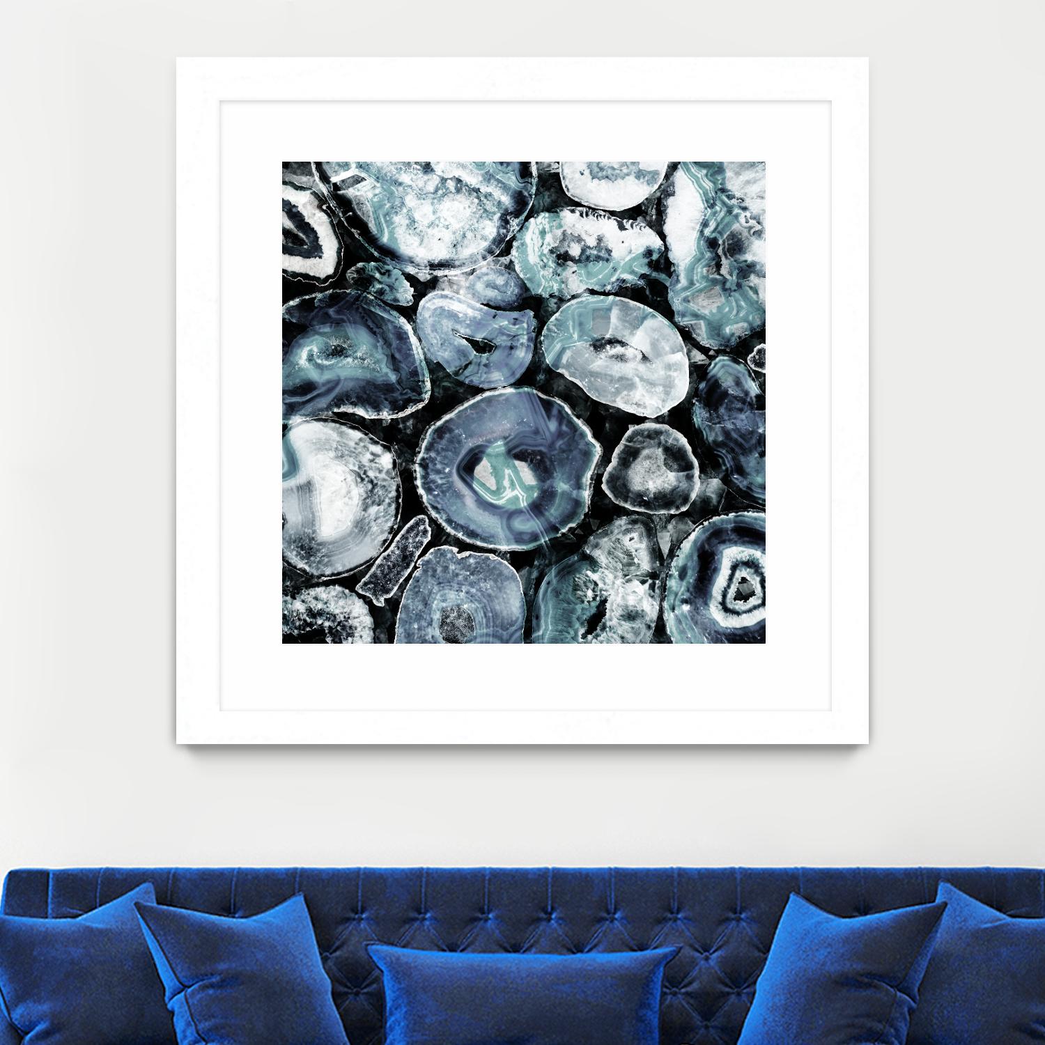 Obsidian B by GI ArtLab on GIANT ART - black abstract