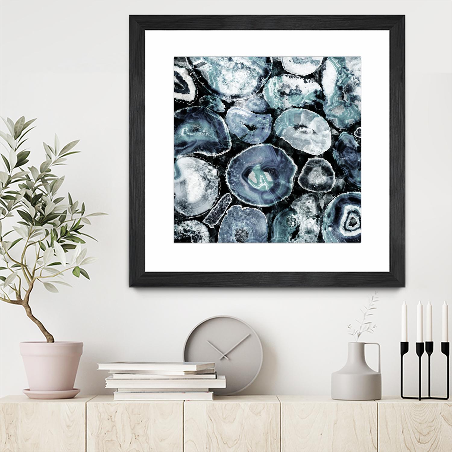 Obsidian B by GI ArtLab on GIANT ART - black abstract