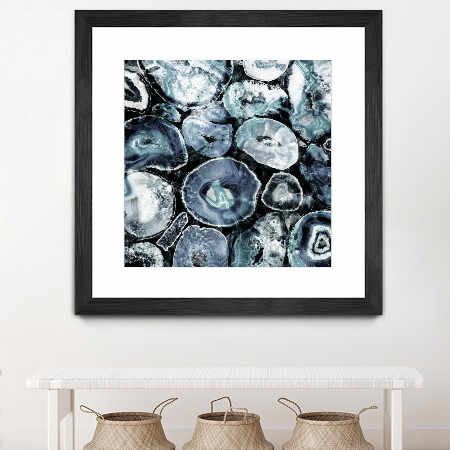 Obsidian B by GI ArtLab on GIANT ART - black abstract