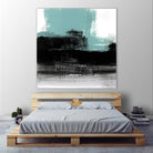 Sandstone C by Franka Palek on GIANT ART - turquoise abstract