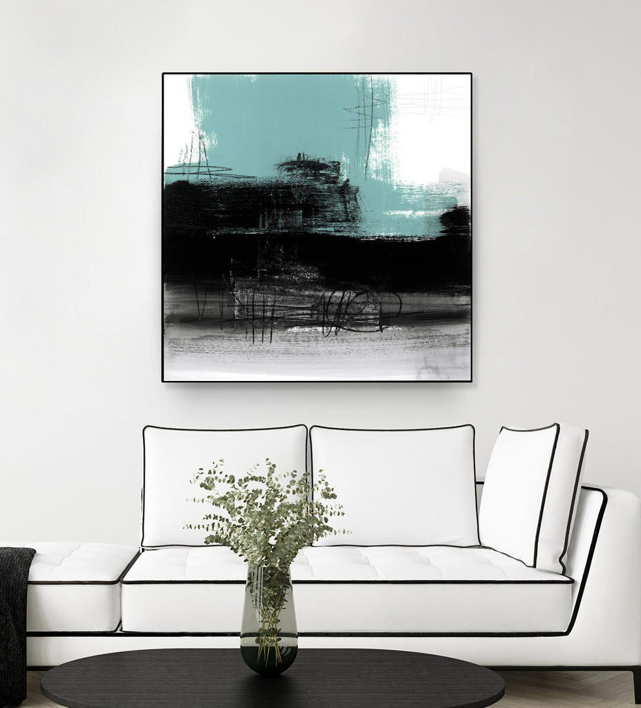 Sandstone C by Franka Palek on GIANT ART - turquoise abstract