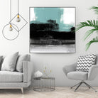 Sandstone C by Franka Palek on GIANT ART - turquoise abstract