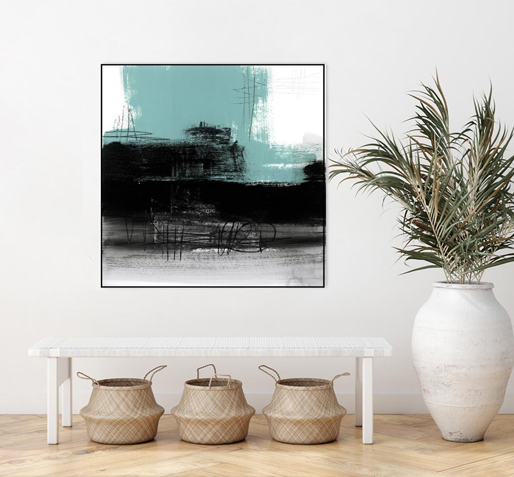 Sandstone C by Franka Palek on GIANT ART - turquoise abstract
