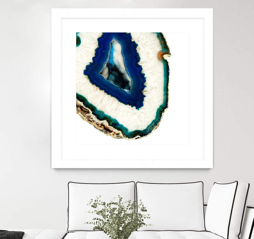 Mediterranean Agate A par GI ArtLab sur GIANT ART - agate bleue abstraite