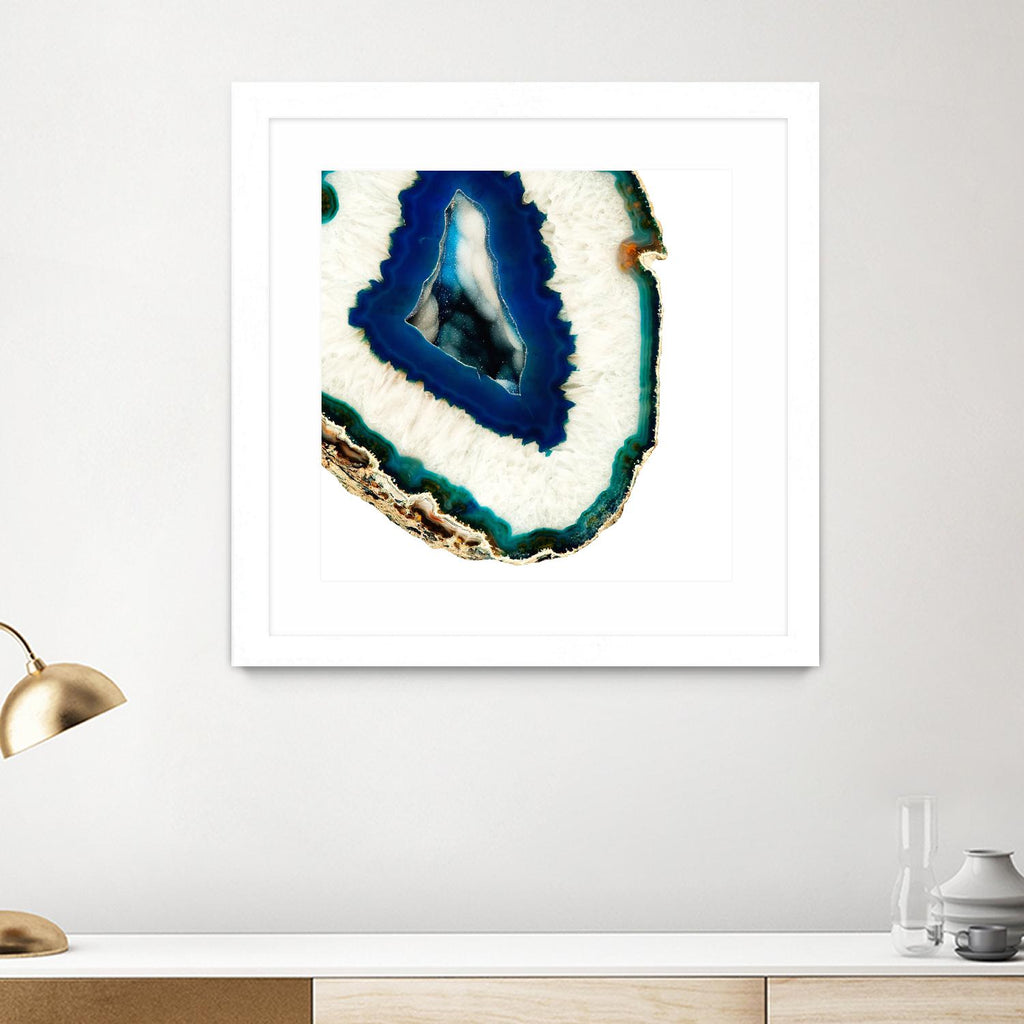 Mediterranean Agate A by GI ArtLab on GIANT ART - blue abstract agate