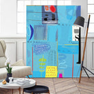 Ice and Fire by Nathaniel Mather on GIANT ART - yellow abstract