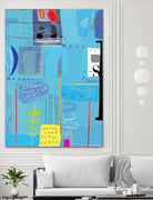 Ice and Fire by Nathaniel Mather on GIANT ART - yellow abstract