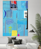 Ice and Fire by Nathaniel Mather on GIANT ART - yellow abstract