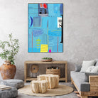 Ice and Fire by Nathaniel Mather on GIANT ART - yellow abstract