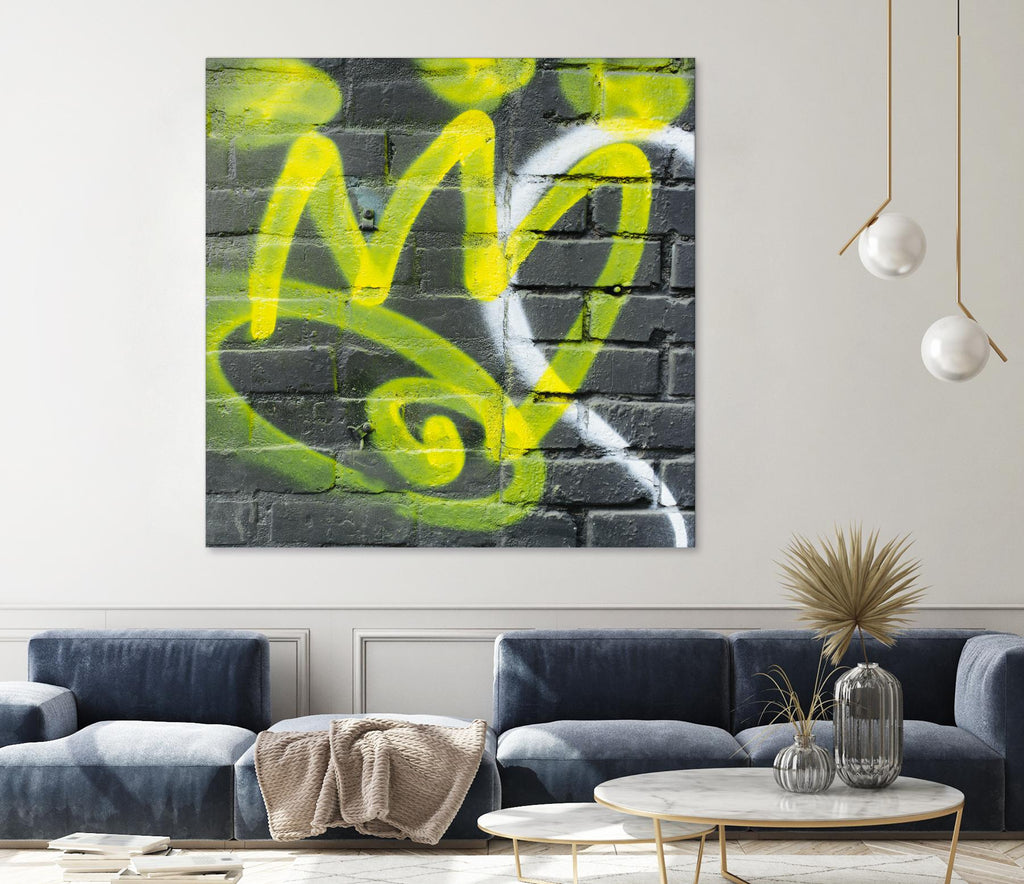 Graffiti Study 2 by Acer Images on GIANT ART - grey abstract
