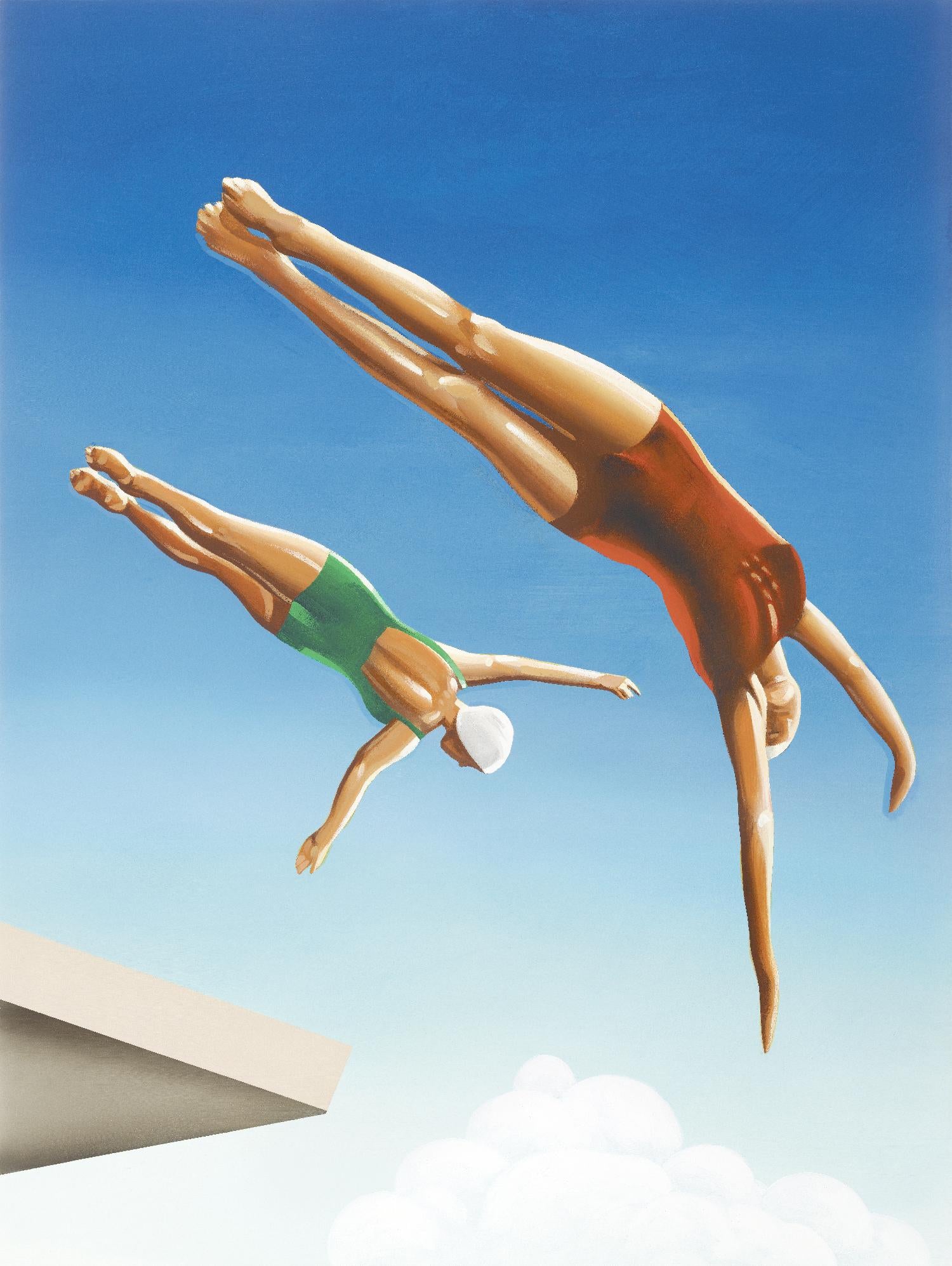 High Dive by Gregory Garrett on GIANT ART - white contemporary