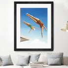 High Dive by Gregory Garrett on GIANT ART - white contemporary