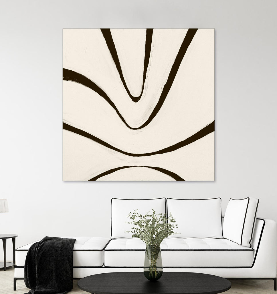 Sepia B de Franka Palek sur GIANT ART - abstrait beige
