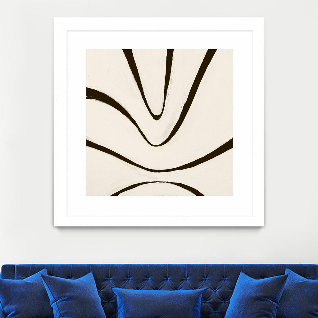 Sepia B by Franka Palek on GIANT ART - beige abstract