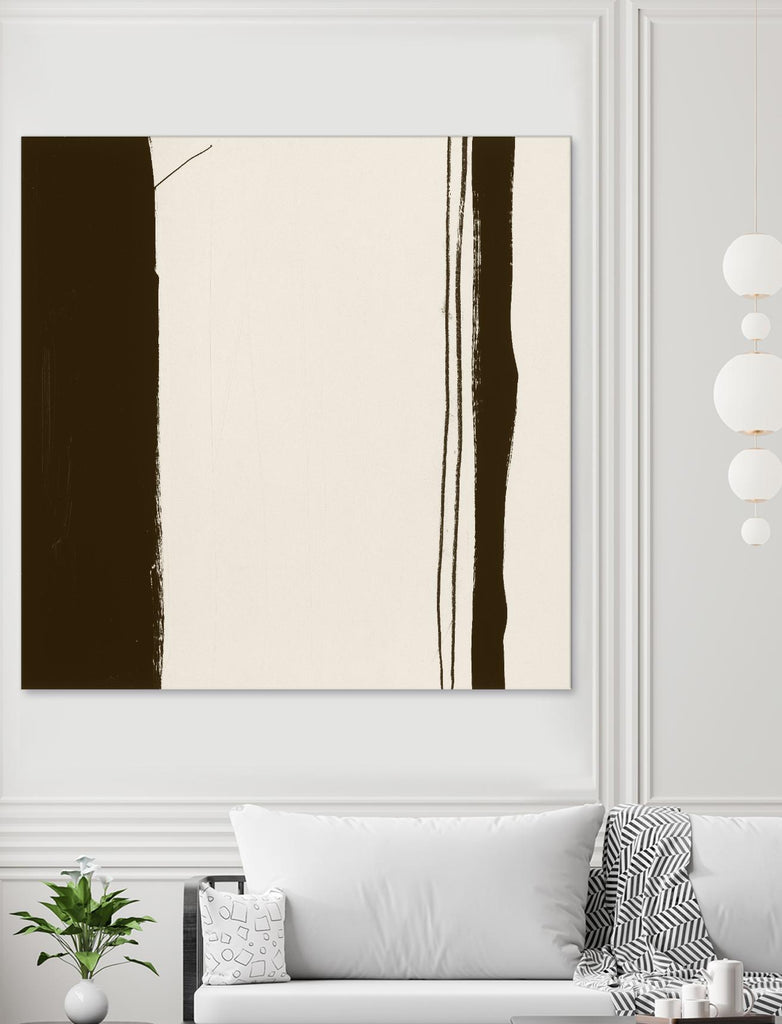 Sepia G by Franka Palek on GIANT ART - beige abstract