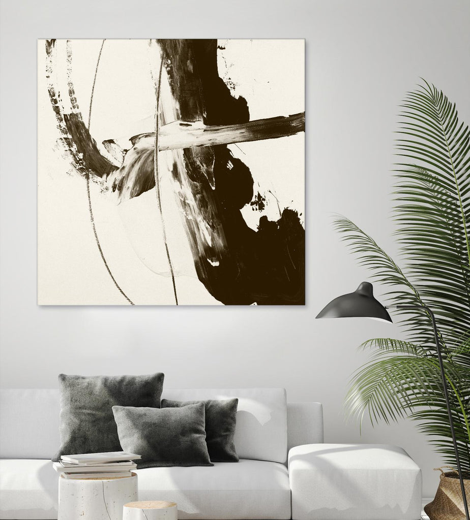 Sepia H by Franka Palek on GIANT ART - beige abstract
