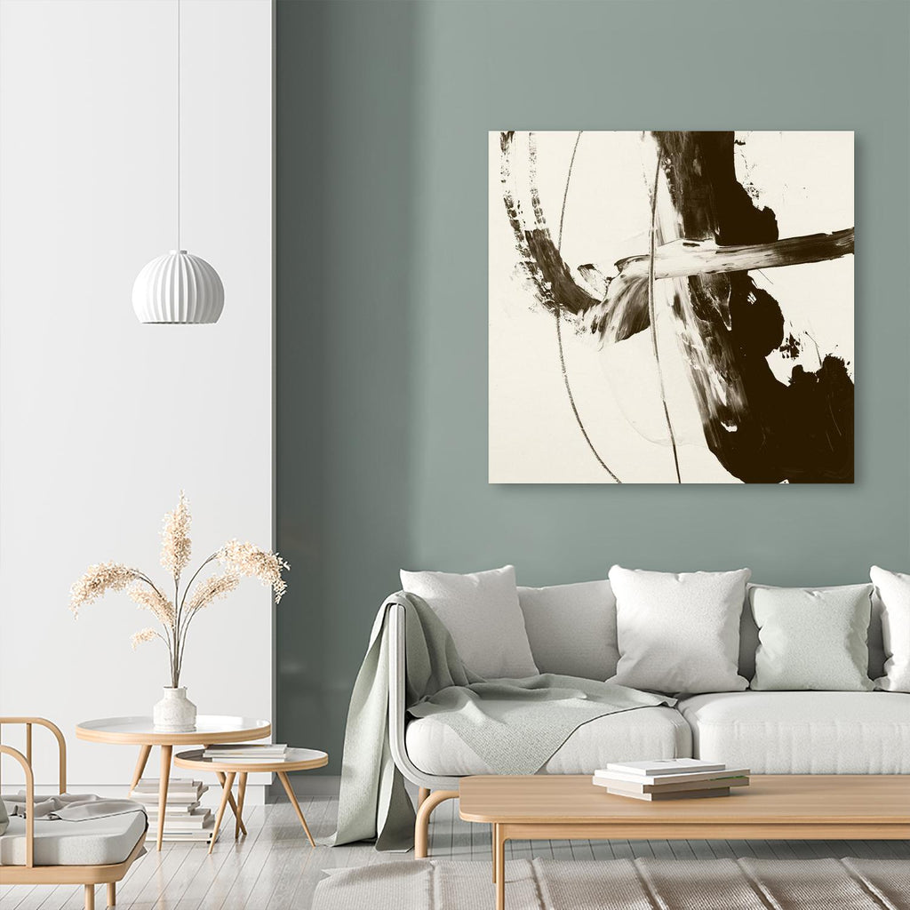 Sepia H by Franka Palek on GIANT ART - beige abstract