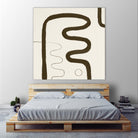 Sepia K by Franka Palek on GIANT ART - beige abstract