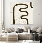 Sepia K by Franka Palek on GIANT ART - beige abstract