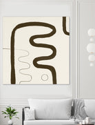 Sepia K by Franka Palek on GIANT ART - beige abstract