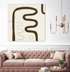 Sepia K by Franka Palek on GIANT ART - beige abstract